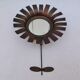 Flower wall mirror, Jean Vinay, 1960s design