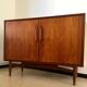 Vintage Scandinavian teak row 1960