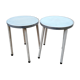 Pair of stools vintage formica