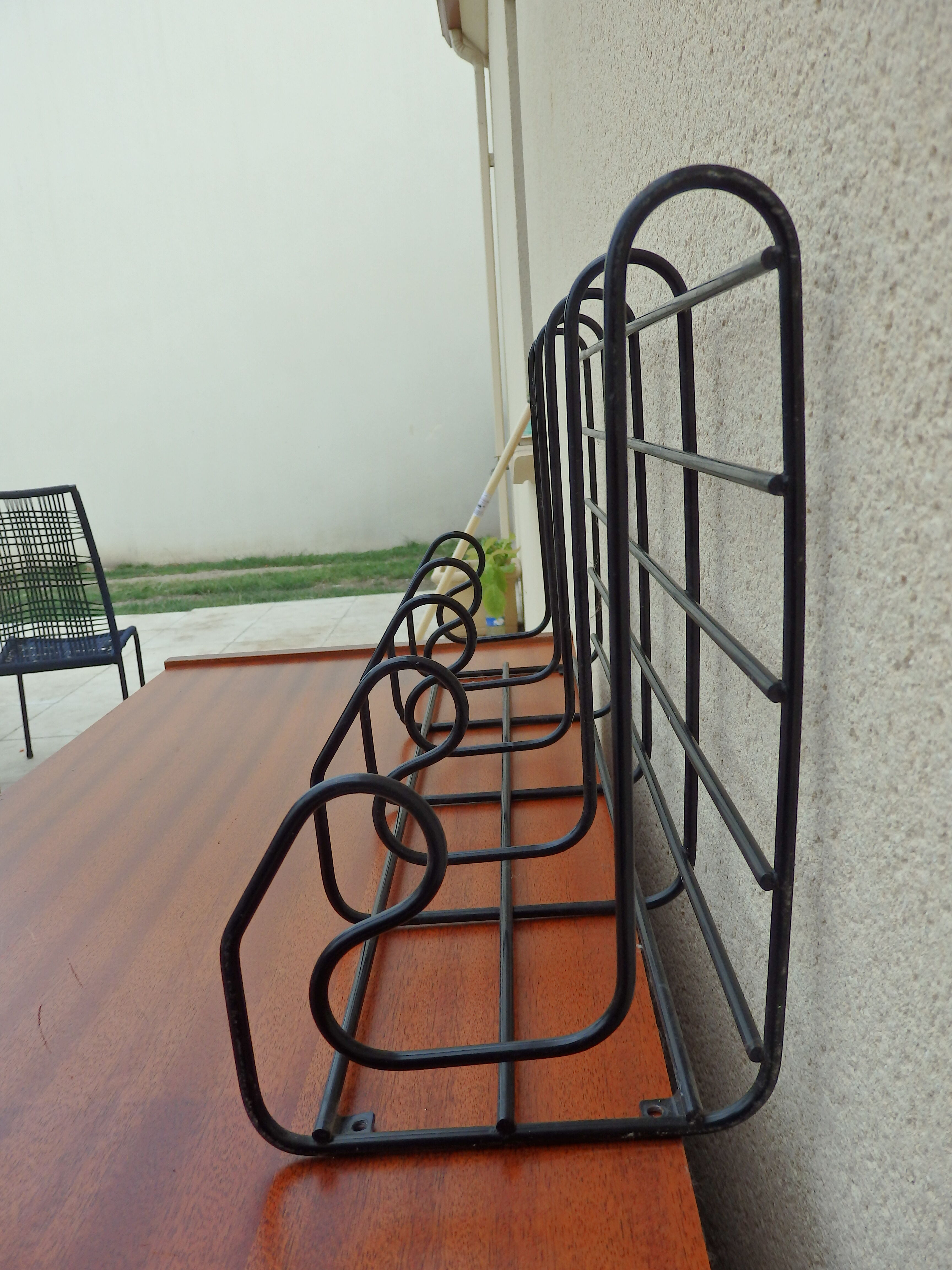 Vintage coat rack Ikea year 80 metal 5 hooks