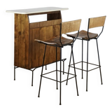 Arthur Umanoff bar and stools