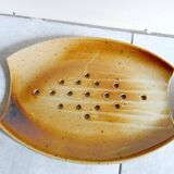 Asparagus dish in glazed stoneware signed osul