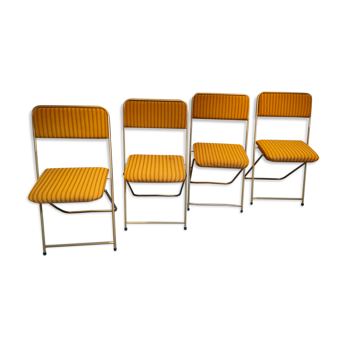 Lot de 4 chaises pliantes Lafuma vintage