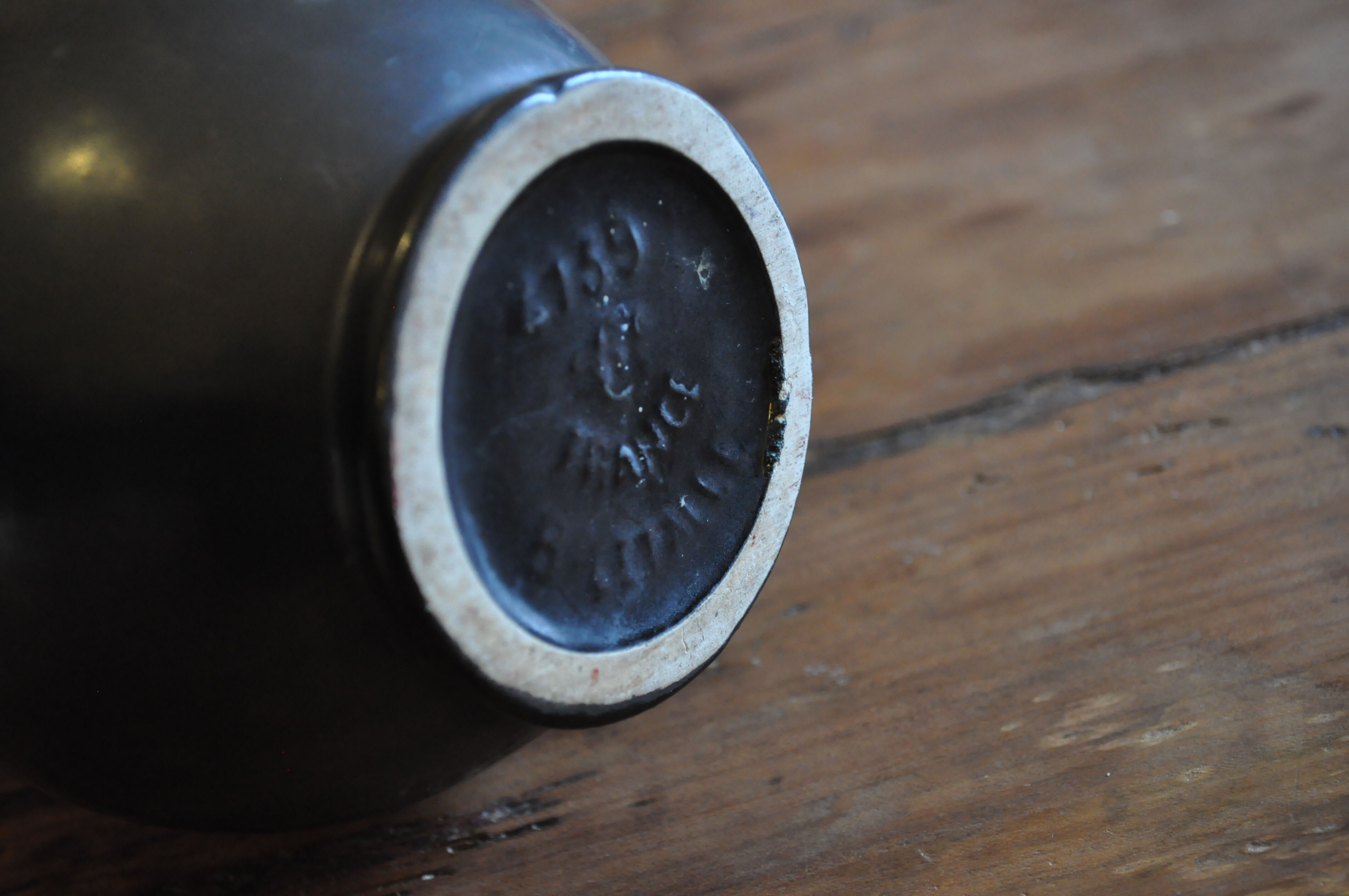 Vase B. ceramic Letalle for St. Clement. numbered, 1960s
