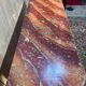 Low plinth buffet – Louis XIV period – Reclaimed wood & Faux marble