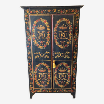 Painted nineteenth century cabinet