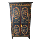 Painted nineteenth century cabinet