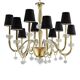 Modern Venetian “Rostrato” Murano Glass Chandelier