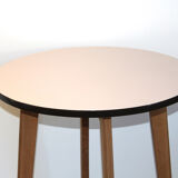 Table guéridon pieds compas