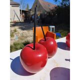 Vintage fruit set in resin and earthenware