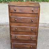1960s Art Deco chest of drawers in dark wood