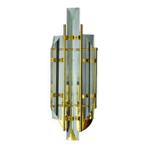 Applique venini, verre triedri, murano, italie, 1970