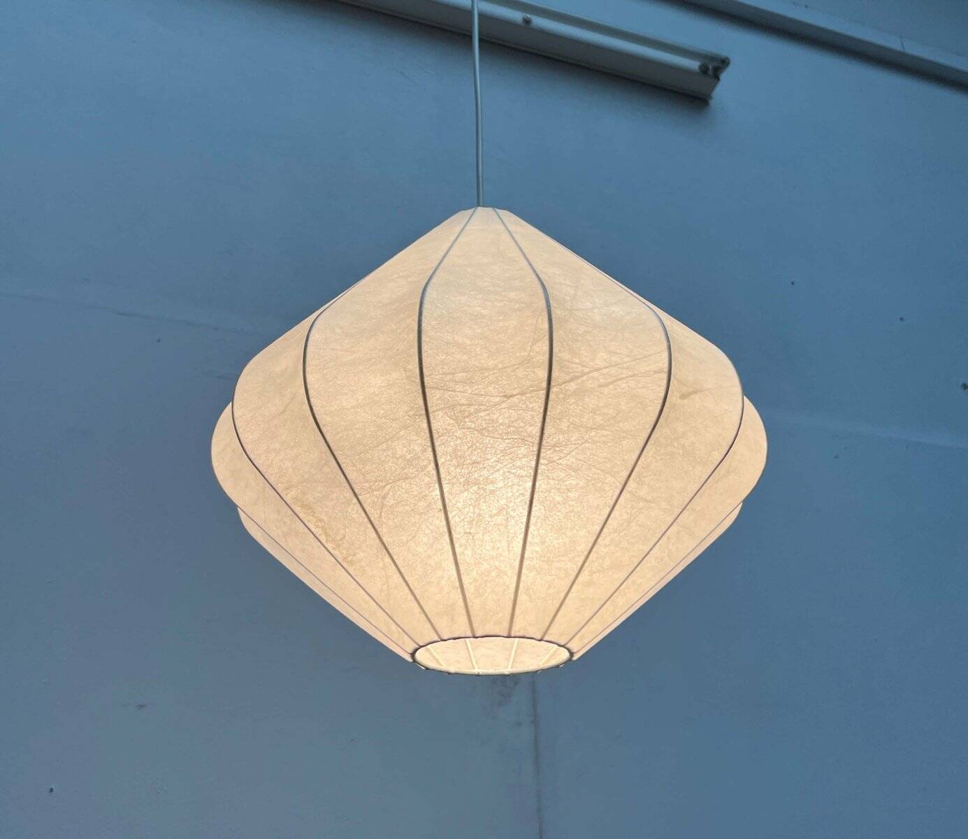 Mid-Century Modern Suspension Cocoon by Friedel Wauer for Goldkant Leuchten, Germany, 1960s