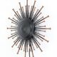Rare large Dantoft “Sunburst” wall lamp / black / copper / mid-century design / 1960s