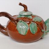 Slip teapot signed Athezza