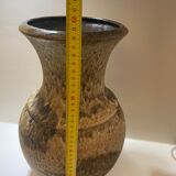 Vase en grès flammé West Germany
