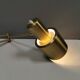 Horisont wall lamps in brass, designed by Jo Hammerborg in 1969, for Danish Fog&Mørup.