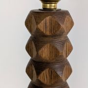 Lampe en chêne