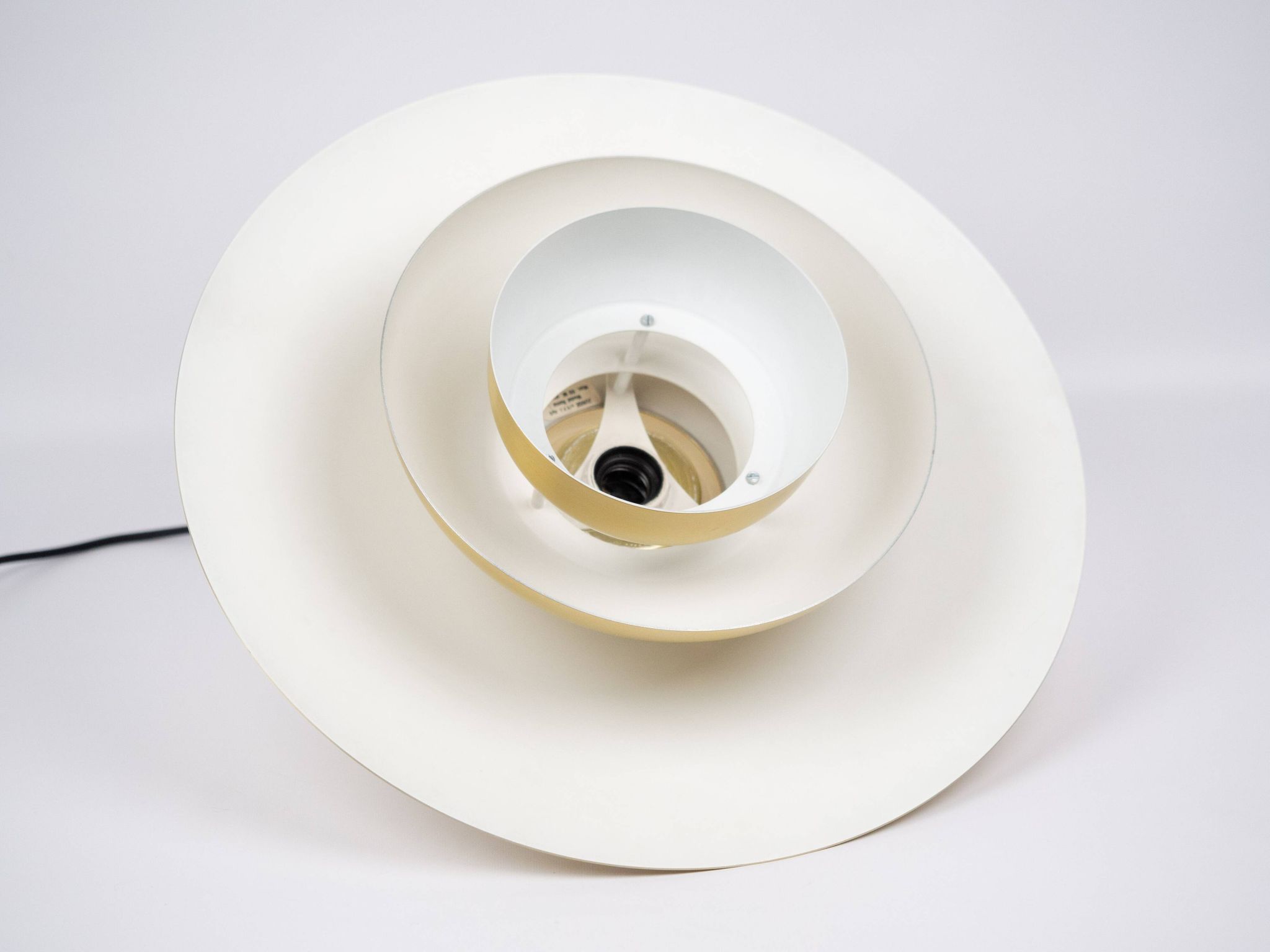 Danish vintage pendant lamp Roma by Junge, 1980s