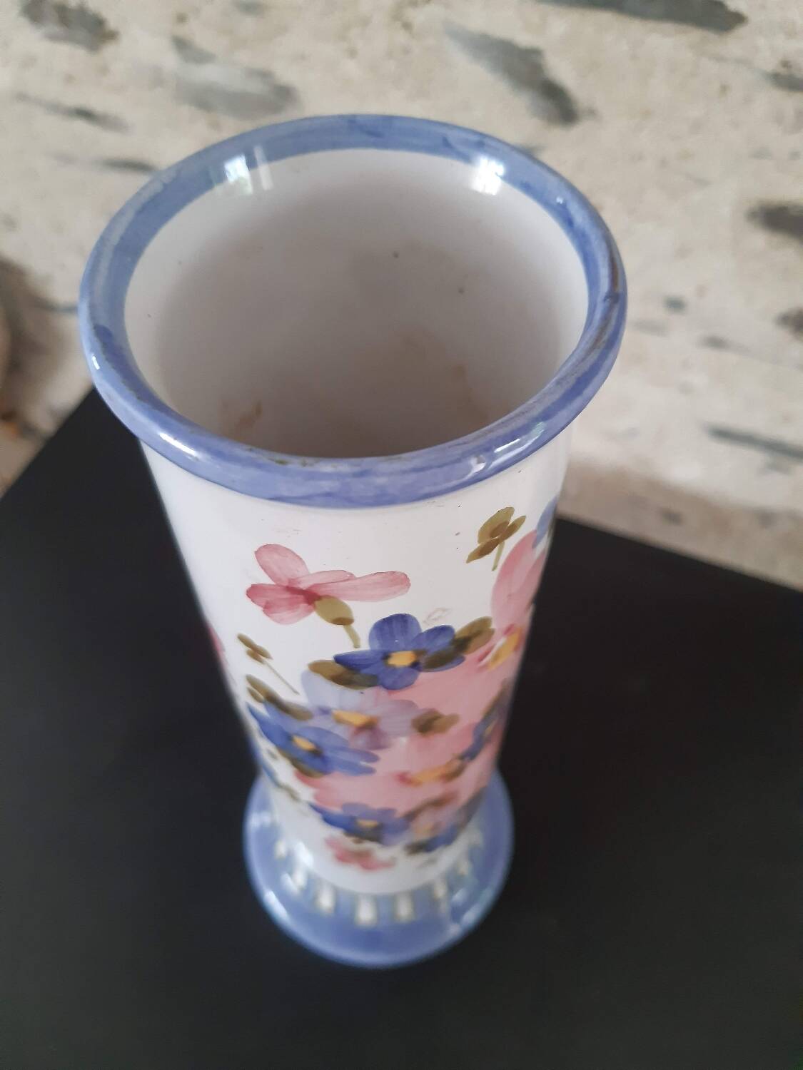 Vintage soliflore vase small bouquet