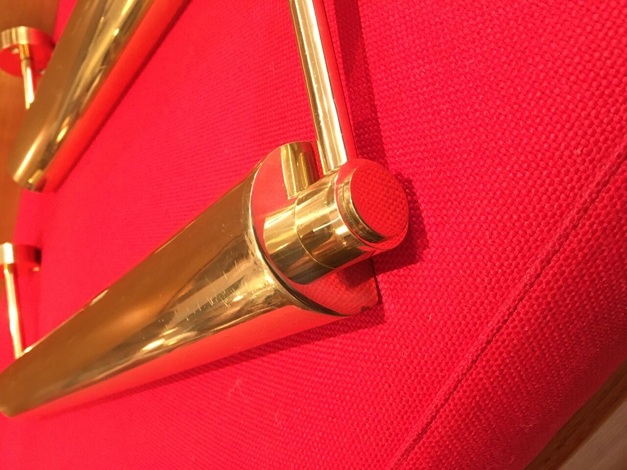 Pair of paintings sconces, 1970s