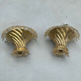 Murano glass wall sconces