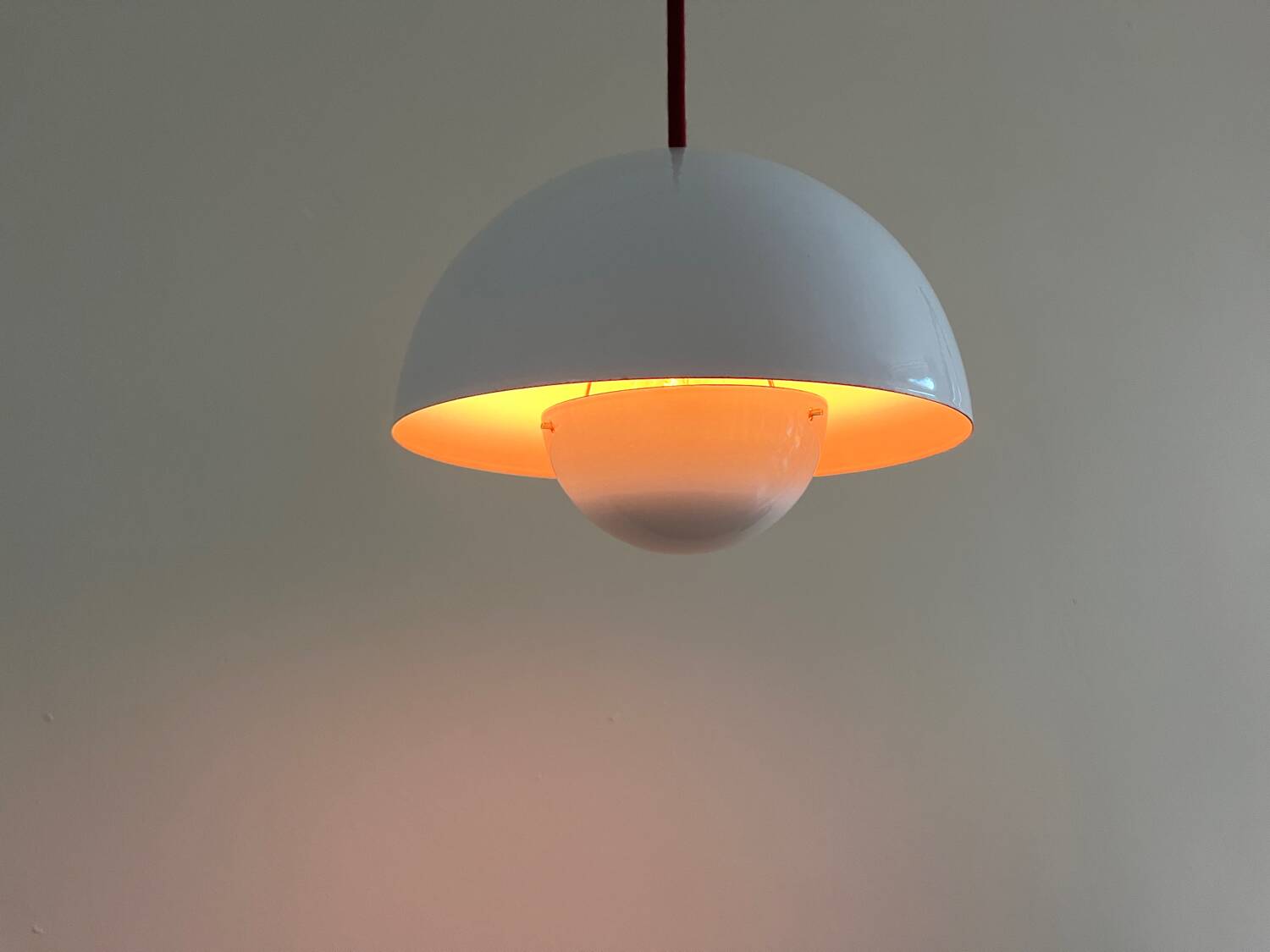 2x Vintage Verner Panton Flowerpot pendant lamp - Louis Poulsen