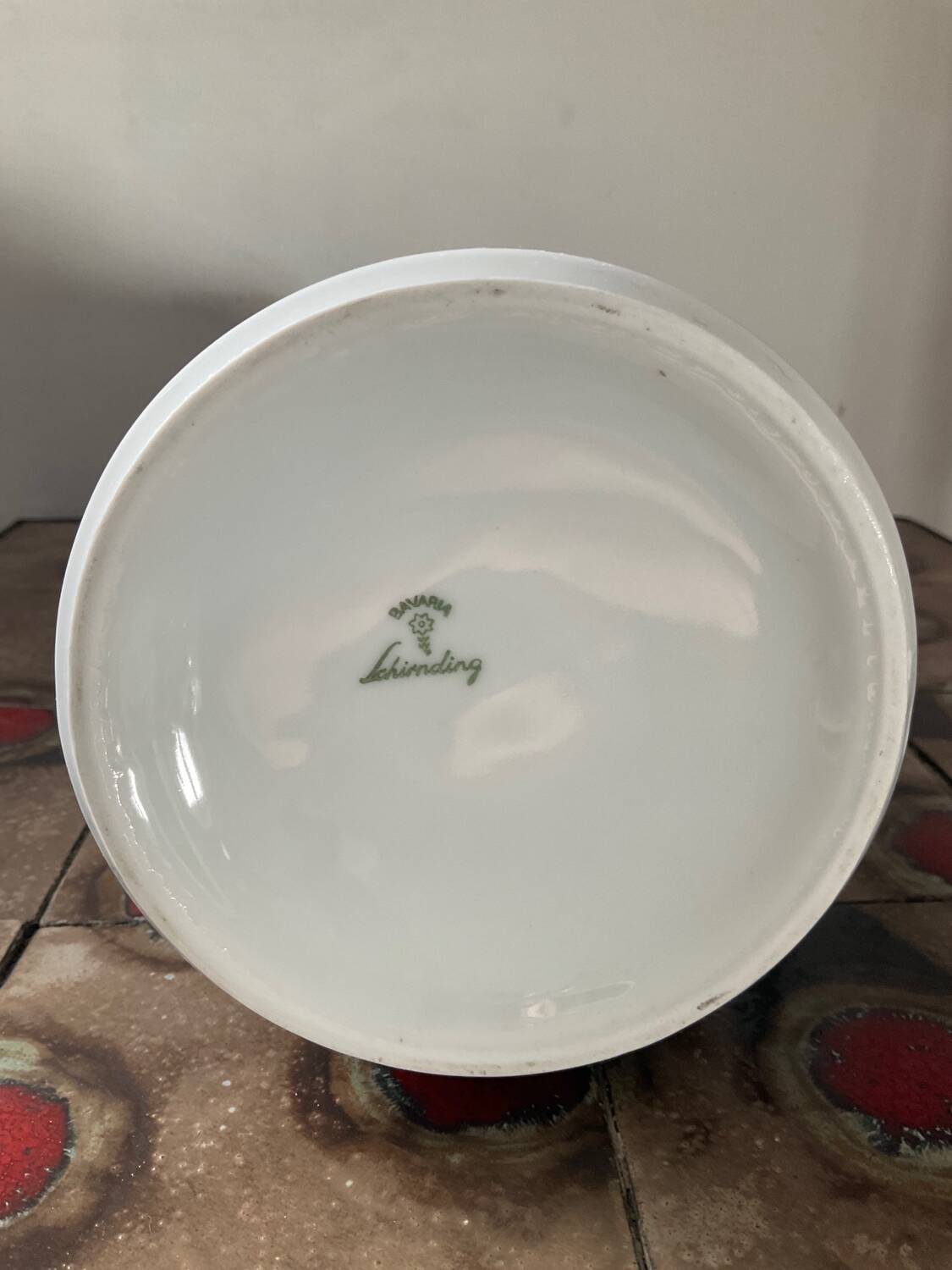 Vintage porcelain coffee maker from the 70s