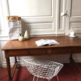 Solid wood farm table