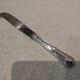 Cheese knife with silver-plated metal handle, silversmith Ercuis Valencay