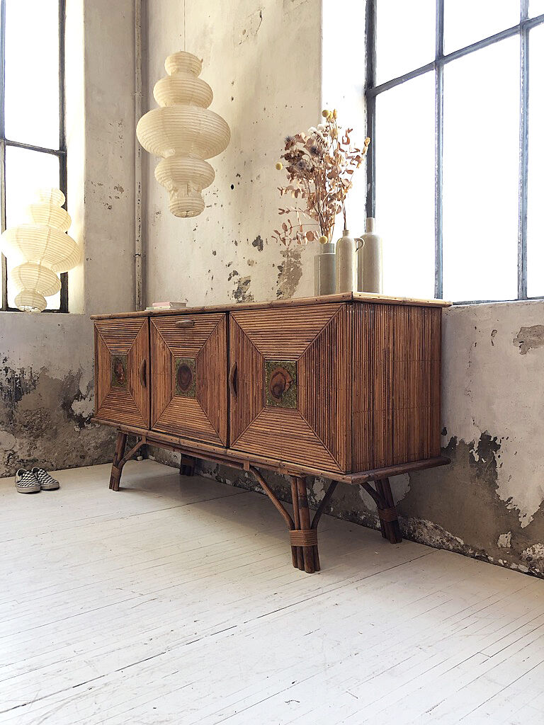Tropicalist rattan sideboard 60