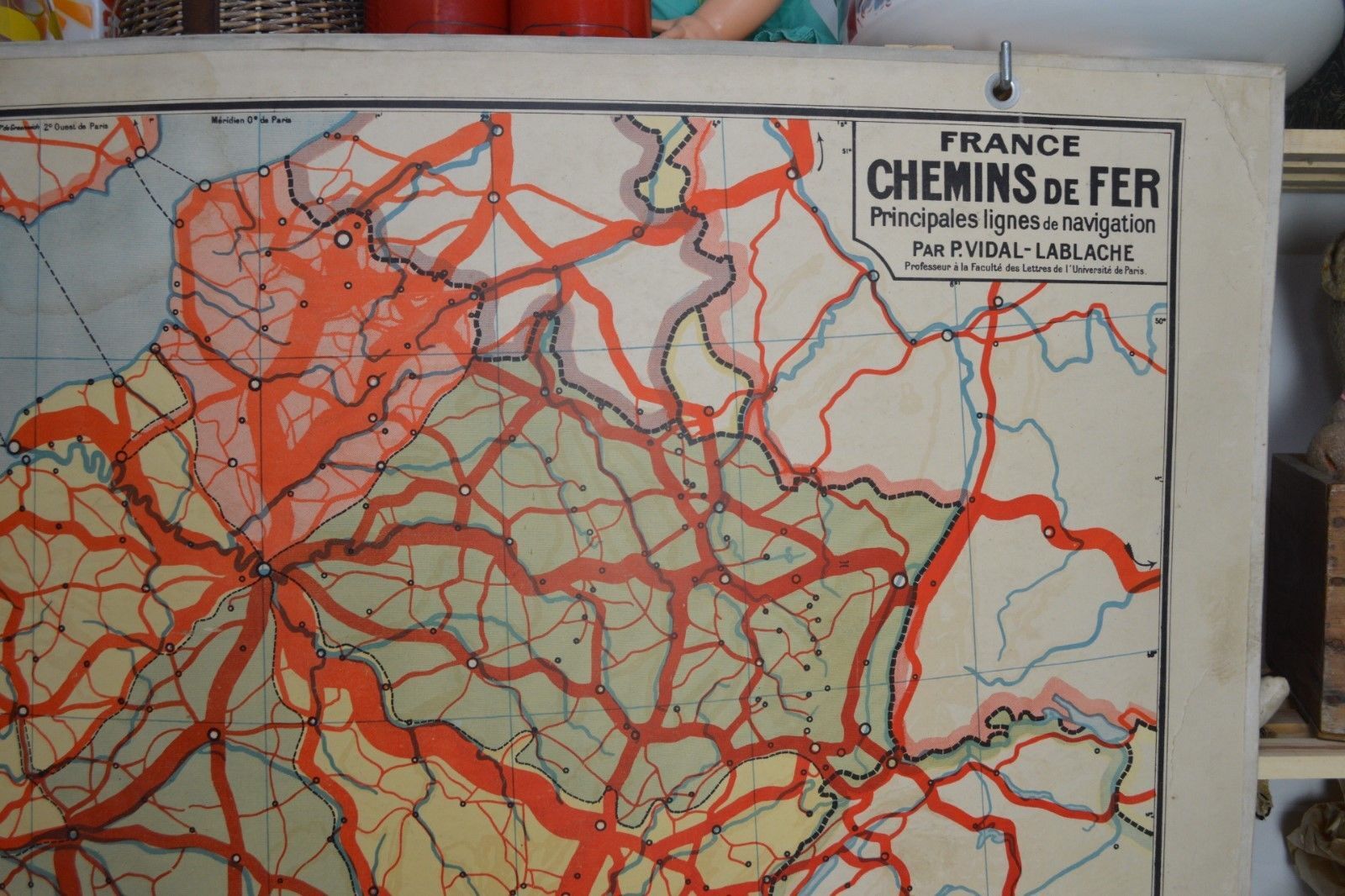 France Vidal Lablache school map