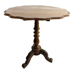 Table d’appoint guéridon pivotant