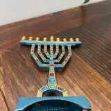 Menorah nine-branched candlestick