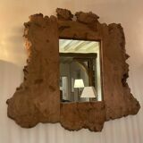FLOATING WOODEN MIRROR