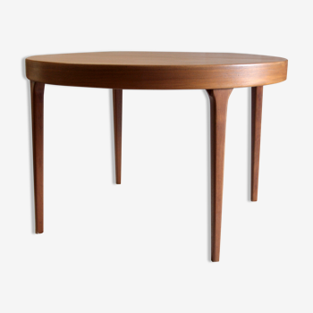 Table ronde scandinave en teck circa 60