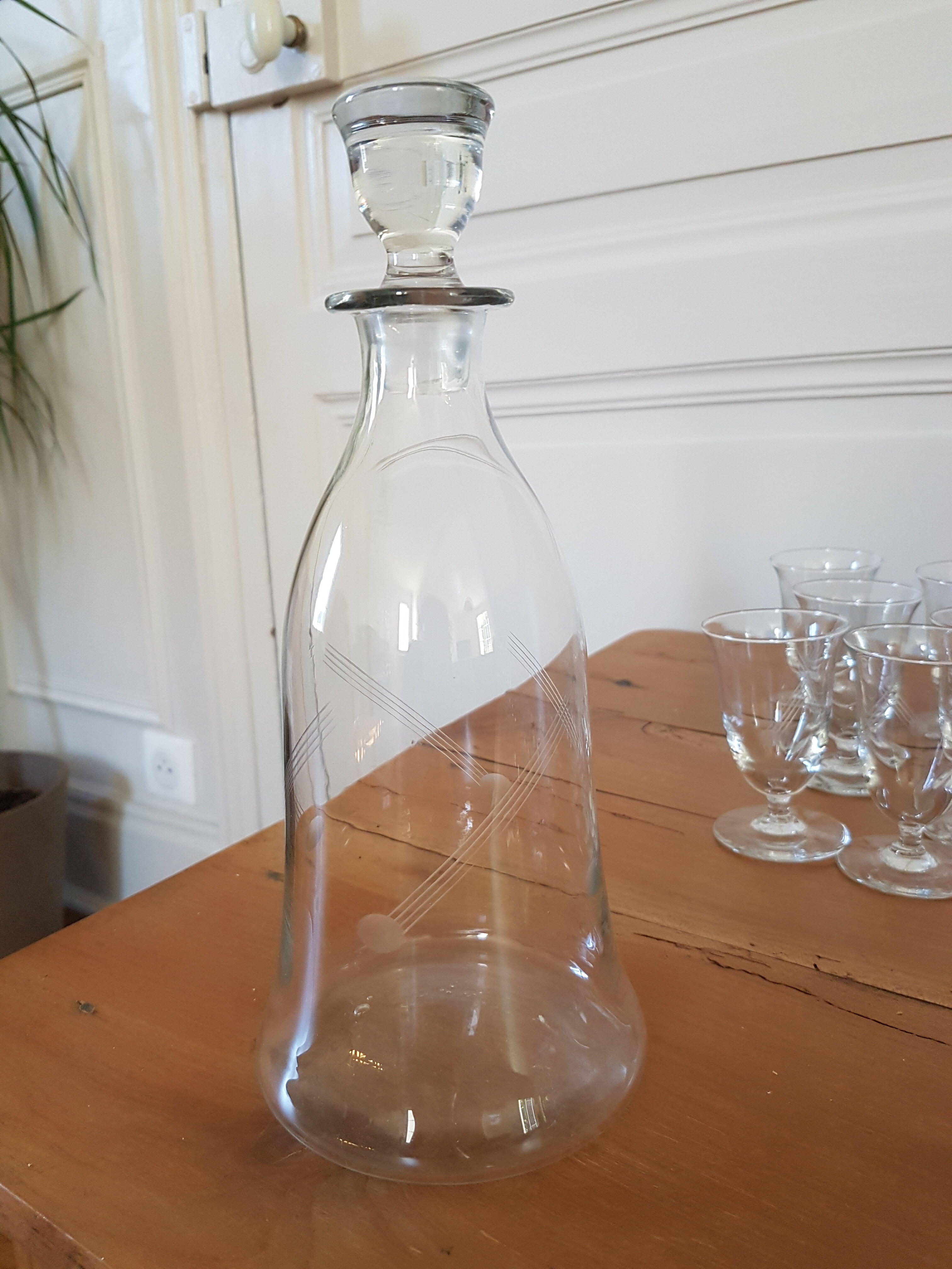 Service verres, carafe et pichet 33 pièces
