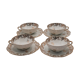 4 tea cup Limoges porcelain