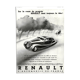 Vintage poster 30s Renault Automobiles