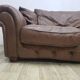 Mid-Century, Chesterfield sofa, natural leather