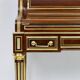 Louis XVI cylinder desk in mahogany and pink marble - circa 1860-1890