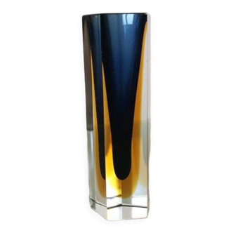 Murano glass sommerso vase from the 1970s