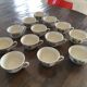 Ensemble de 13 tasses à thé Sarreguemines Obernai