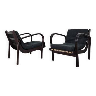 Fauteuils par K. Kozelka & A. Kropacek, Set de 2, 1950s, Set de 2