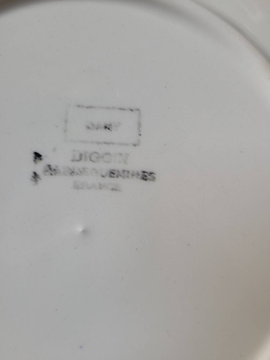 Dany de Digoin soup plate