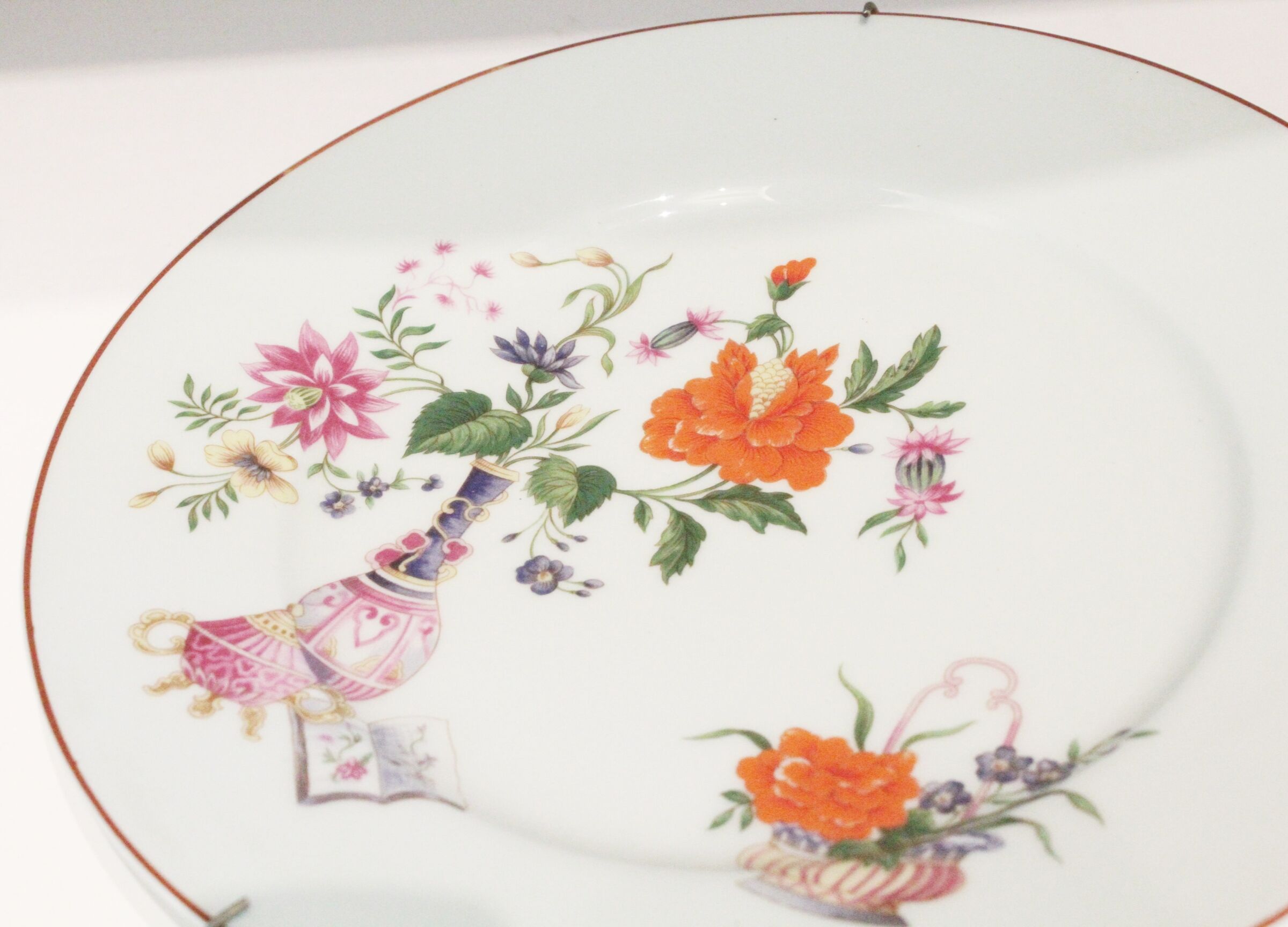Chinese limoges porcelain plate