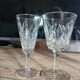 4 antique stemmed glasses