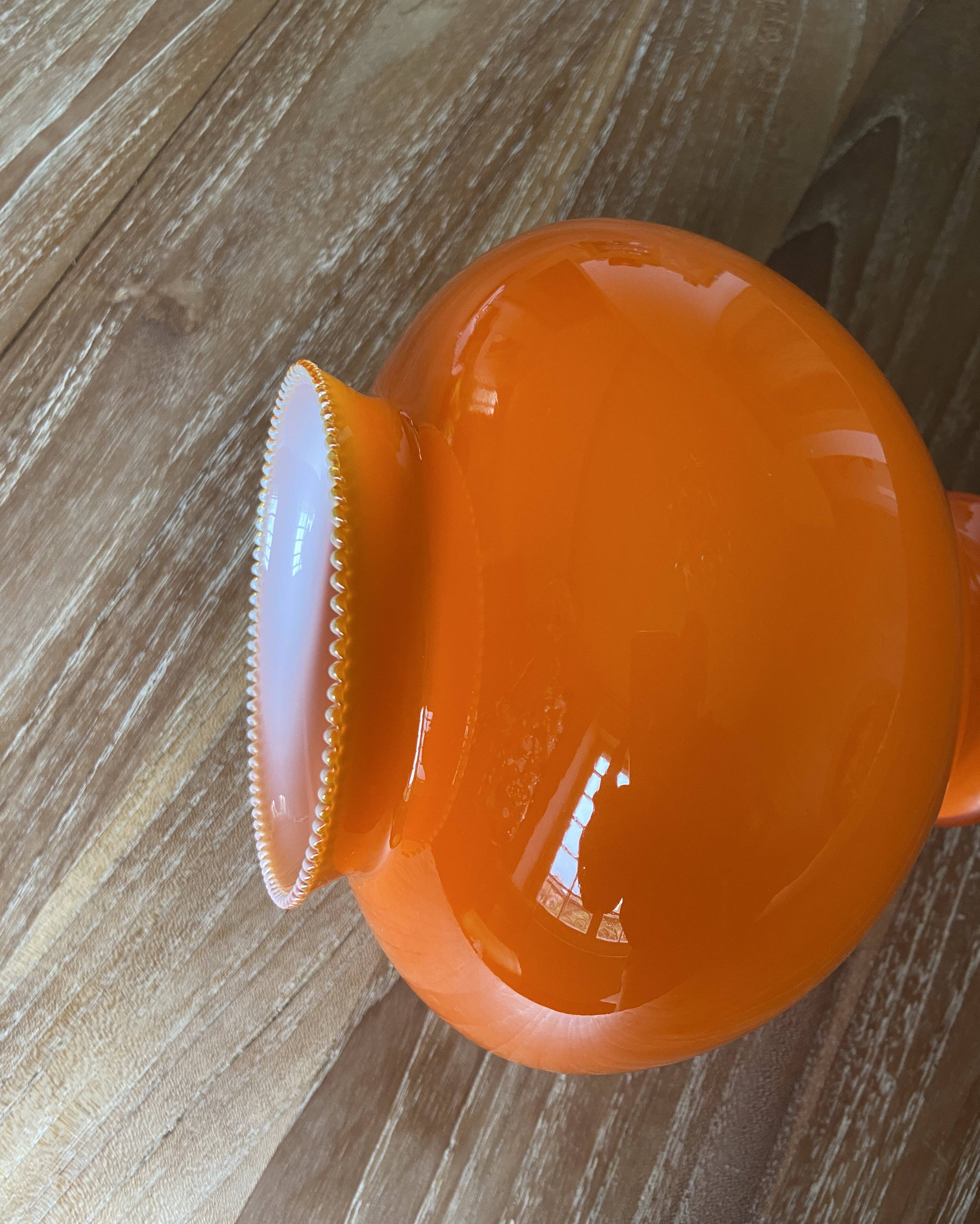 Orange lampshade from the 1970s