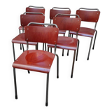 6 chaises gispen 106 université de Delft