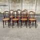 Set of 7 Thonet bistro chairs